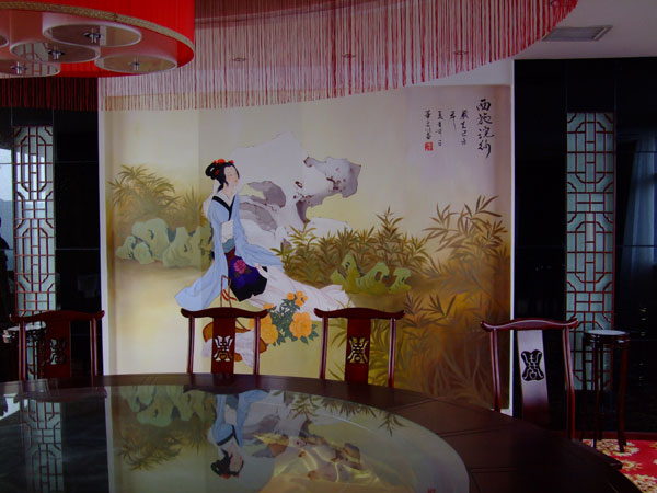長沙馨悅酒店壁畫、墻繪
